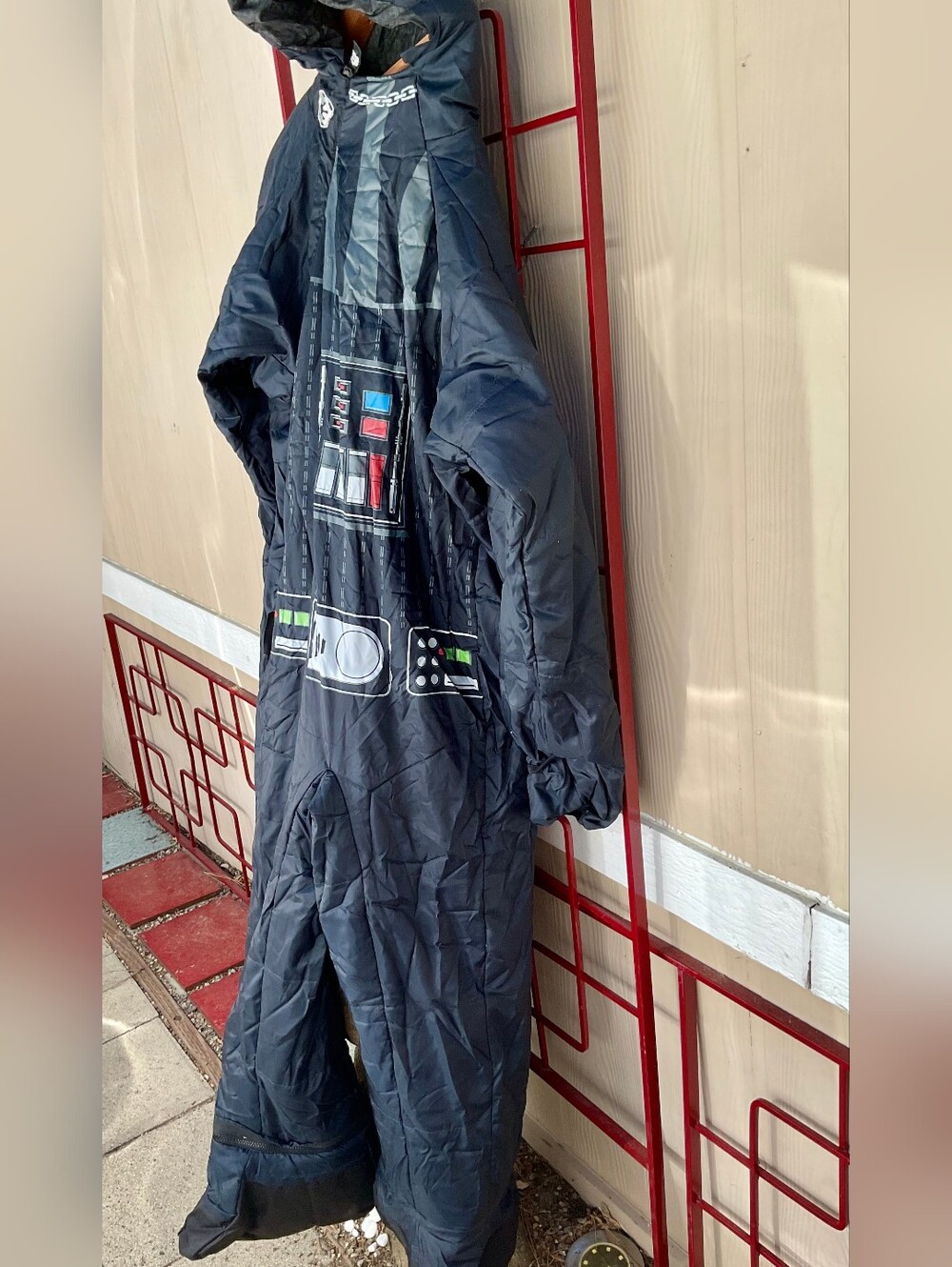 STAR WARS Darth Vader Selk’Bag onesie sleeping bag Adult size Medium - Picture 4 of 12